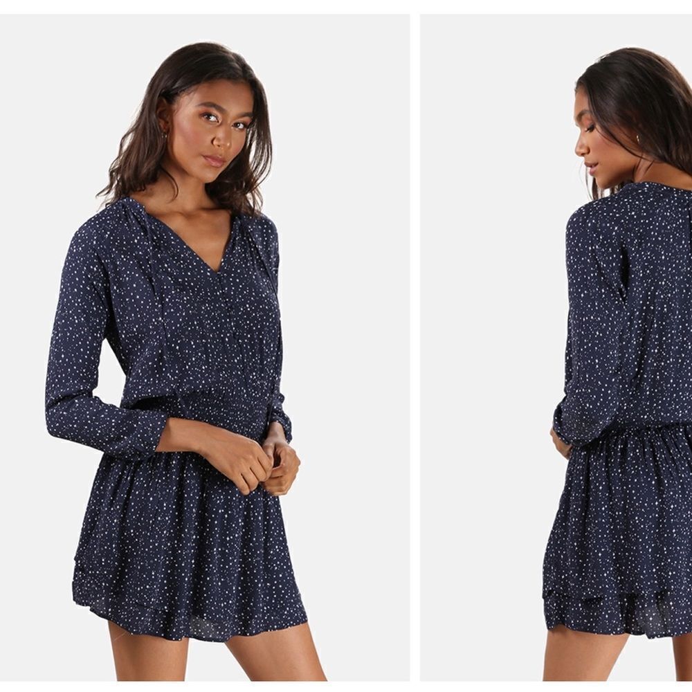 Rails Jasmine Navy Nova Dress Size Medium